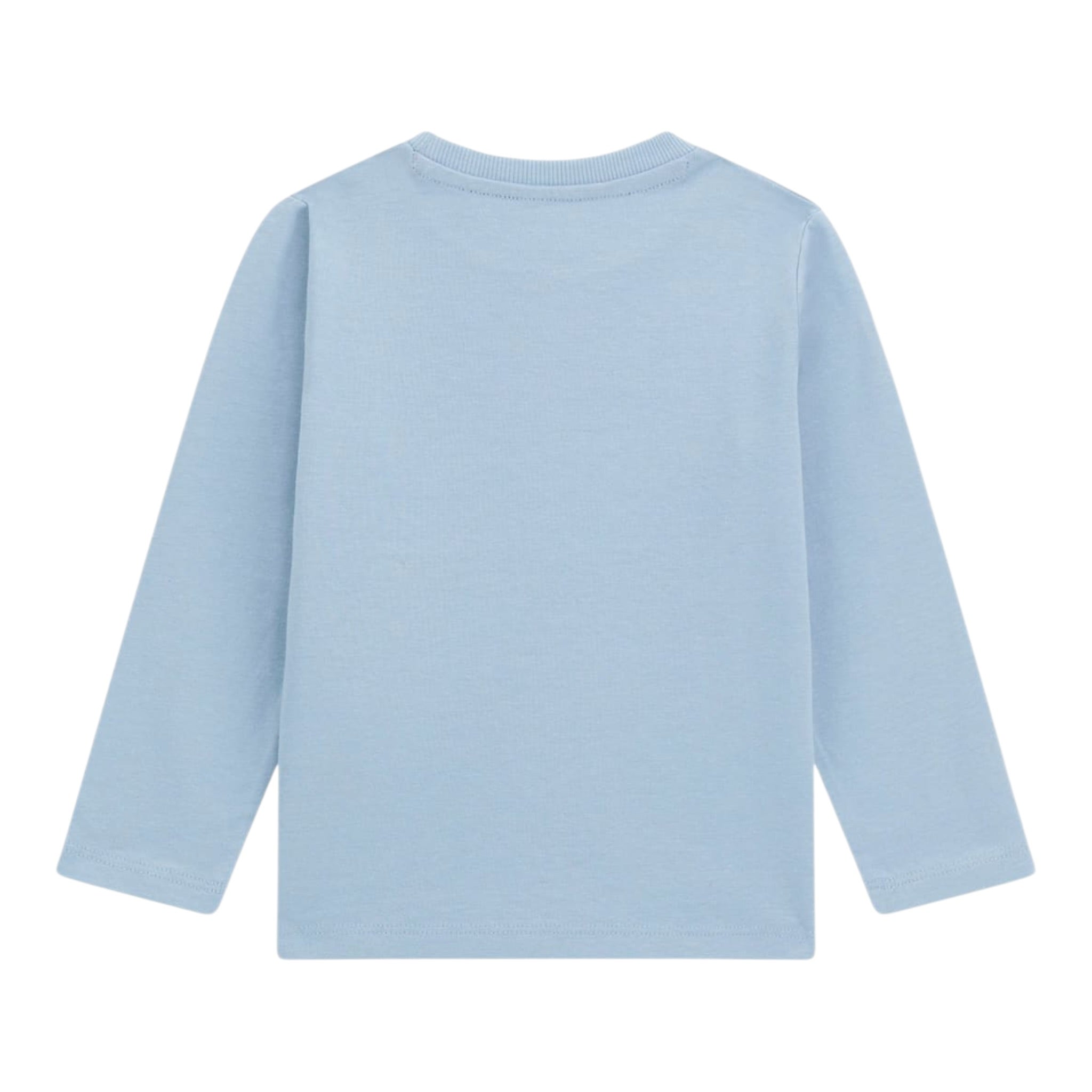 Guess Shirt tinta unita con Stampa Azzurro per Neonato N5BI01I3Z14 AZZURRO GUESS 