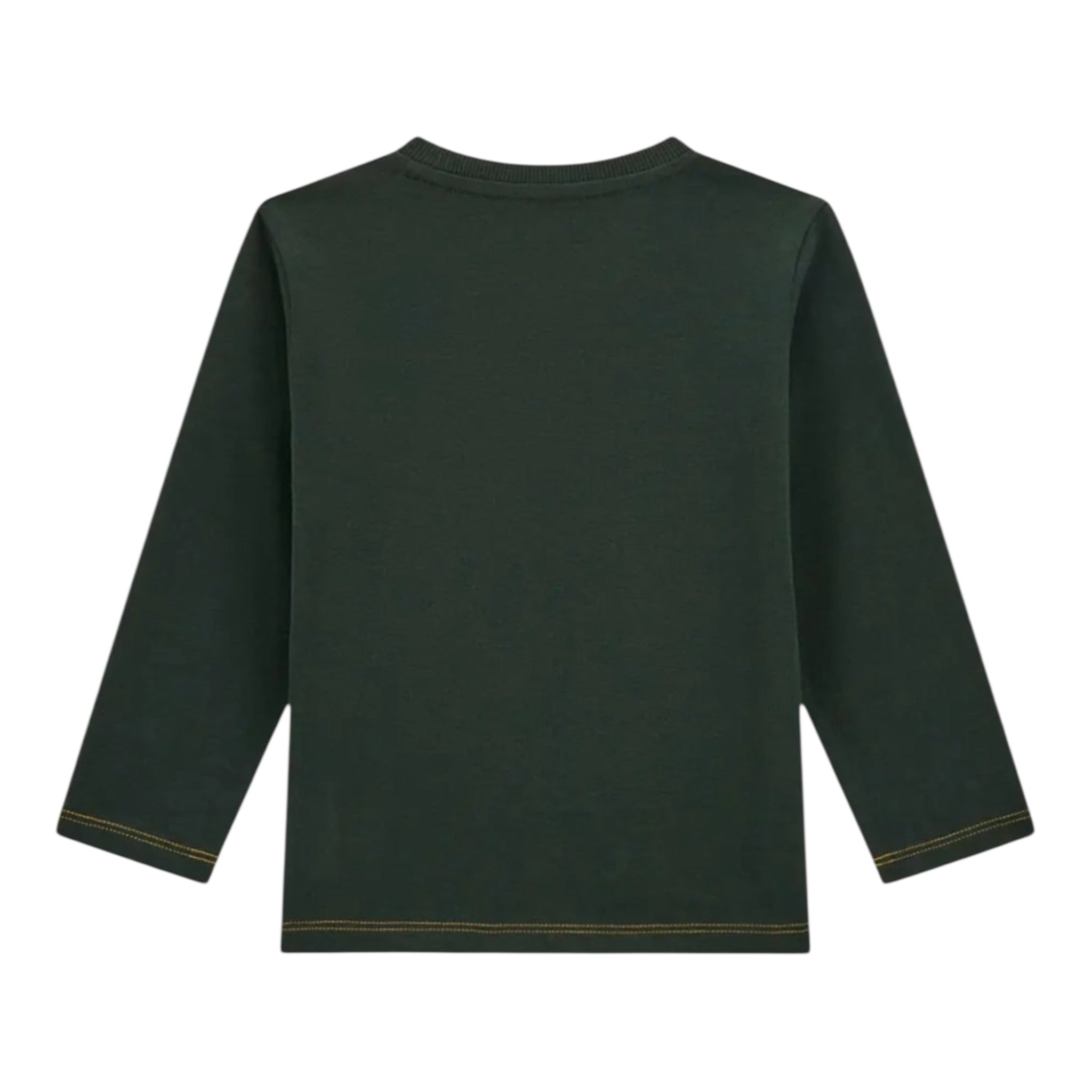 Guess Shirt tinta unita Girocollo con Stampa Verde per Bambino N5BI11I3Z14XXJ VERDE GUESS 