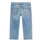 Guess Jeans tinta unita con Girovita Regolabile Azzurro per Neonata N5RA07D52Z0 AZZURRO GUESS 