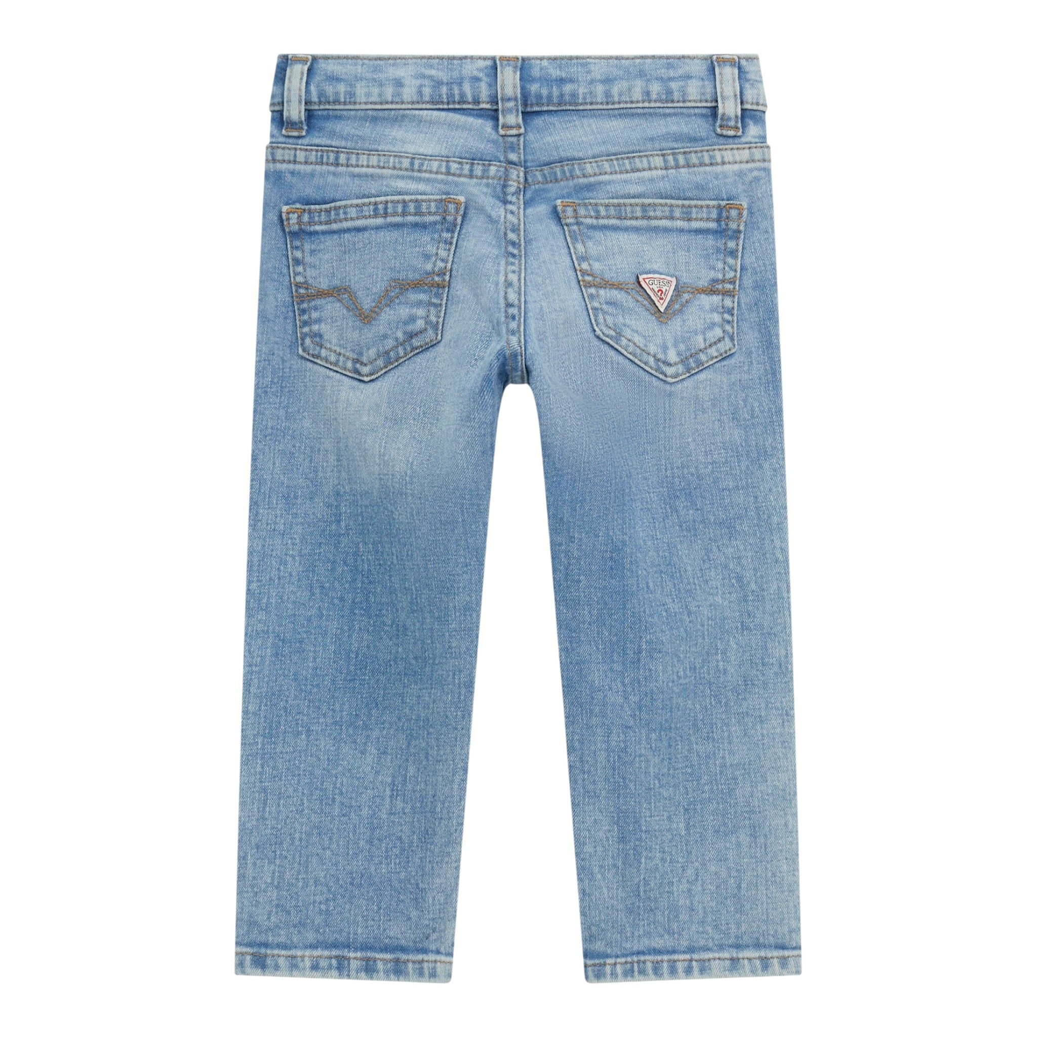 Guess Jeans tinta unita con Girovita Regolabile Azzurro per Neonata N5RA07D52Z0 AZZURRO GUESS 