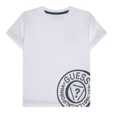 Guess T-Shirt tinta unita con Stampa Bianco per Bambino N5RI15K8HM4 BIANCO GUESS 