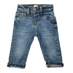 Guess Jeans tinta unita con Girovita Regolabile Blu per Neonato N5YA02D52Z0 BLU GUESS 