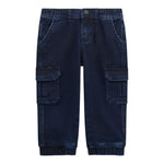 Guess Jeans tinta unita con Elastico In Vita Blu per Bambino N5YA03KCY70 BLU GUESS 