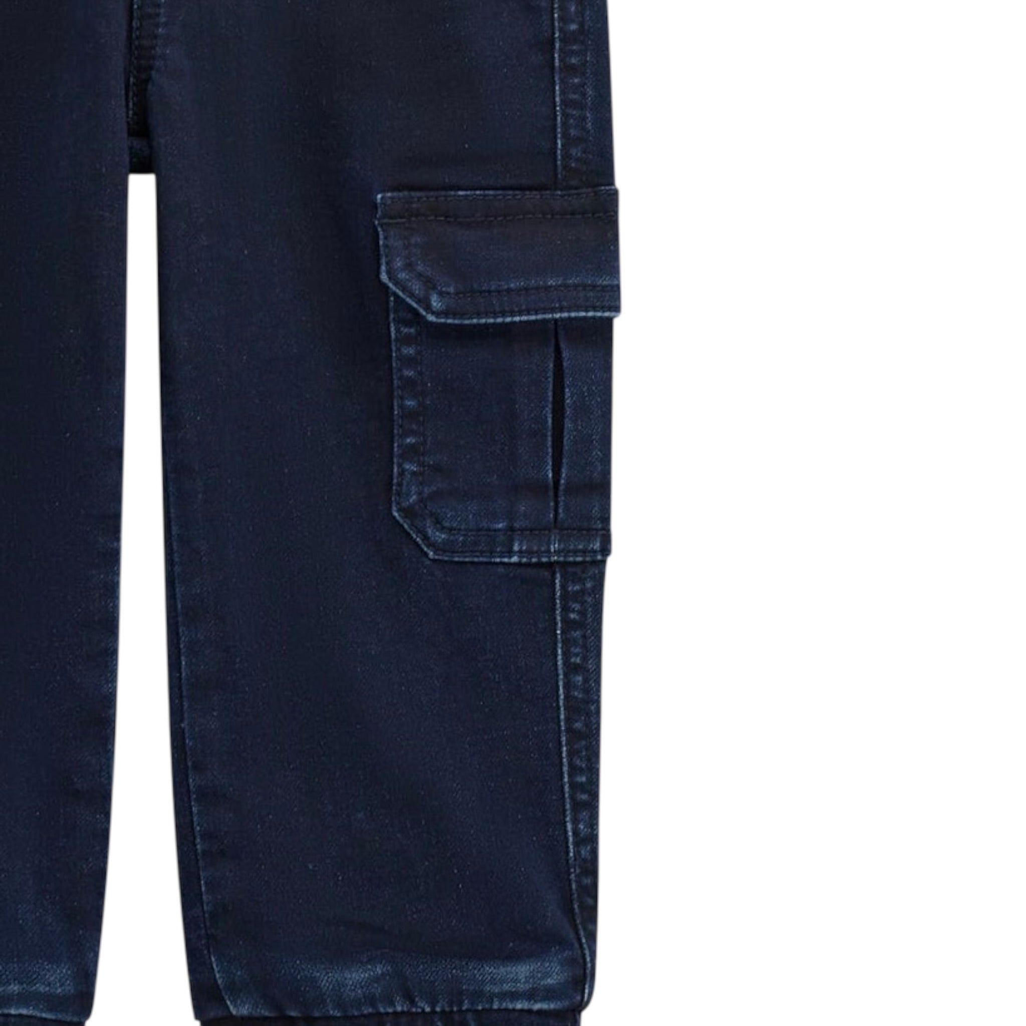 Guess Jeans tinta unita con Elastico In Vita Blu per Bambino N5YA03KCY70X BLU GUESS 