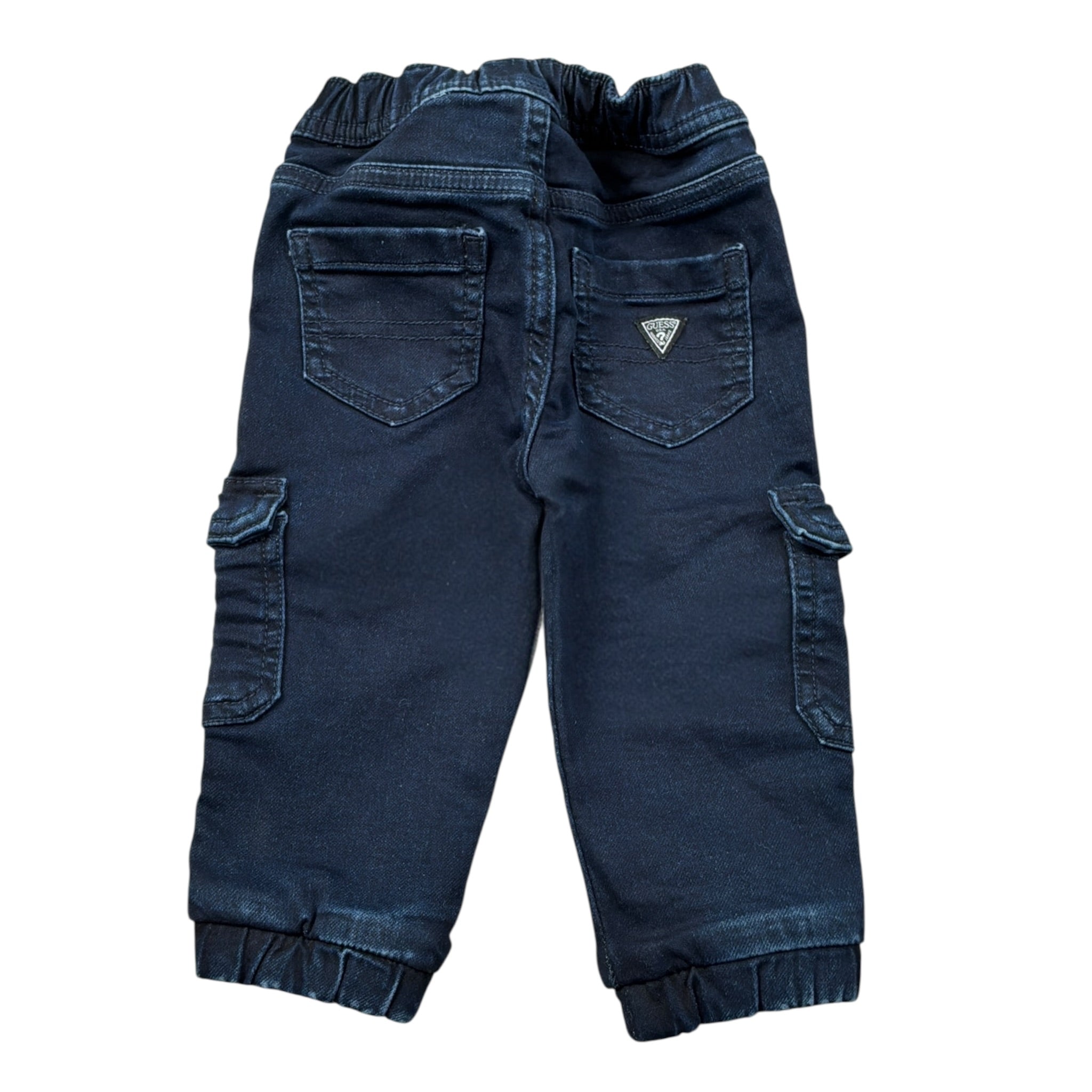 Guess Jeans tinta unita con Elastico In Vita Blu per Neonato N5YA03KCY70XX BLU GUESS 