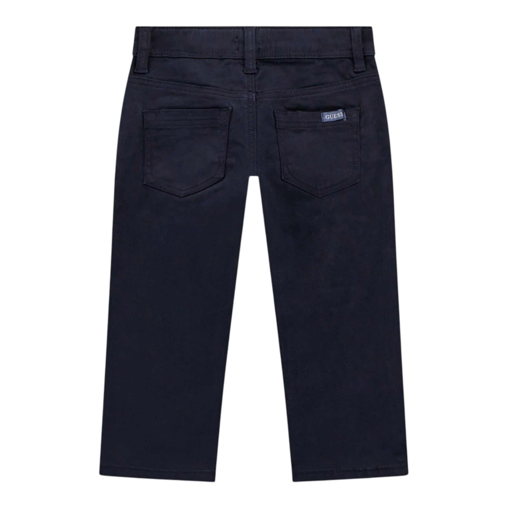 Guess Pantalone tinta unita con Girovita Regolabile Blu per Bambino N5YB01W0160 BLU GUESS 