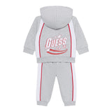 Guess Completo 2Pz Felpa-Pantalone tinta unita Grigio per Bambino N5YG01KA6R4 GRIGIO GUESS 
