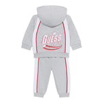 Guess Completo 2Pz Felpa-Pantalone tinta unita Grigio per Neonato N5YG01KA6R4N GRIGIO GUESS 