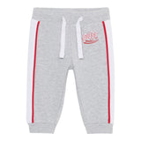Guess Completo 2Pz Felpa-Pantalone tinta unita Grigio per Neonato N5YG01KA6R4N GRIGIO GUESS 