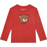 Guess Shirt tinta unita Girocollo con Stampa Rosso per Neonato N5YI125K8HM4 ROSSO GUESS 