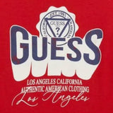 Guess Shirt tinta unita con Stampa Rosso per Neonato N5YI13K8HM0 ROSSO GUESS 