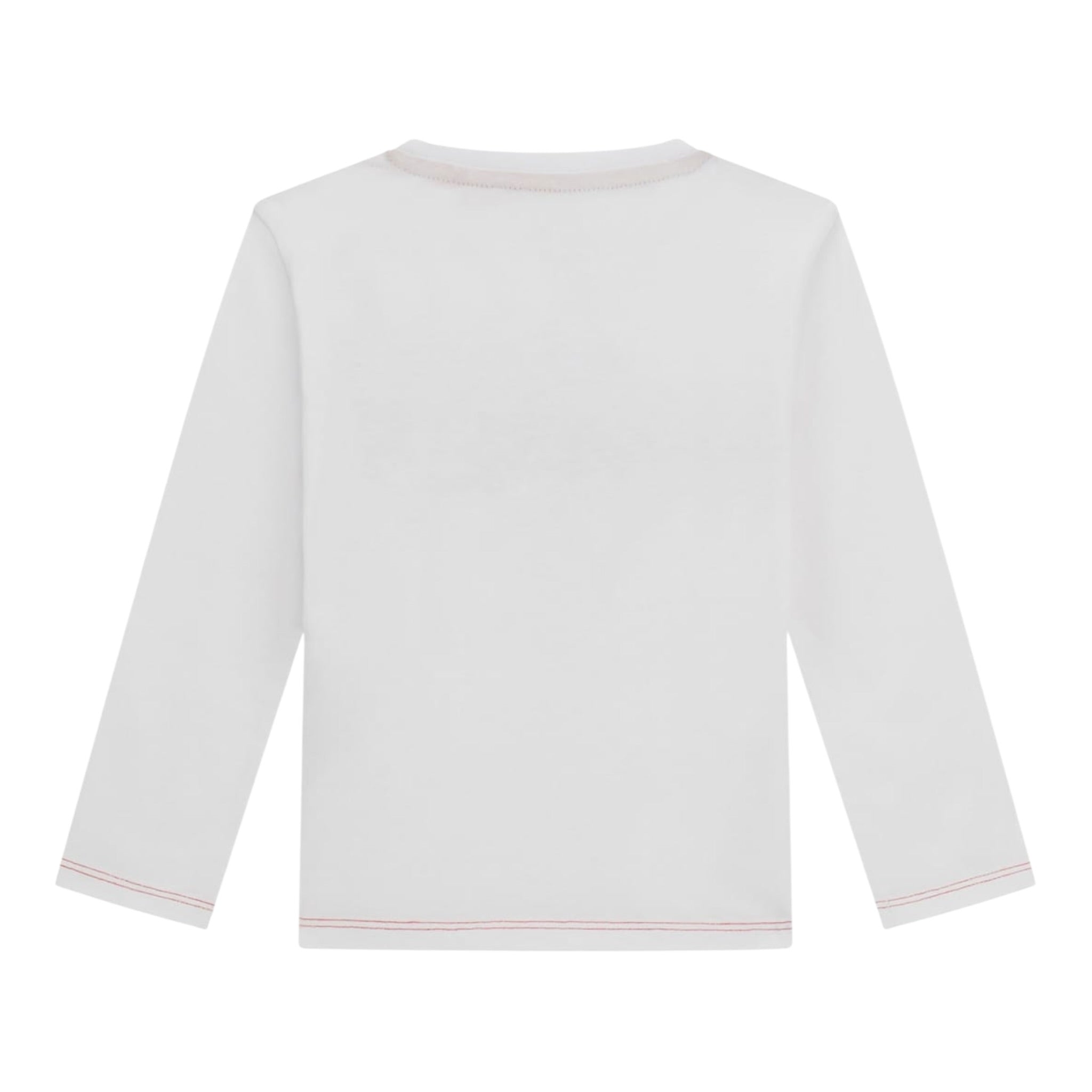 Guess Shirt tinta unita con Stampa Bianco per Neonato N5YI15K8HM4XN BIANCO GUESS 