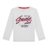 Guess Shirt tinta unita con Stampa Bianco per Neonato N5YI15K8HM4XN BIANCO GUESS 