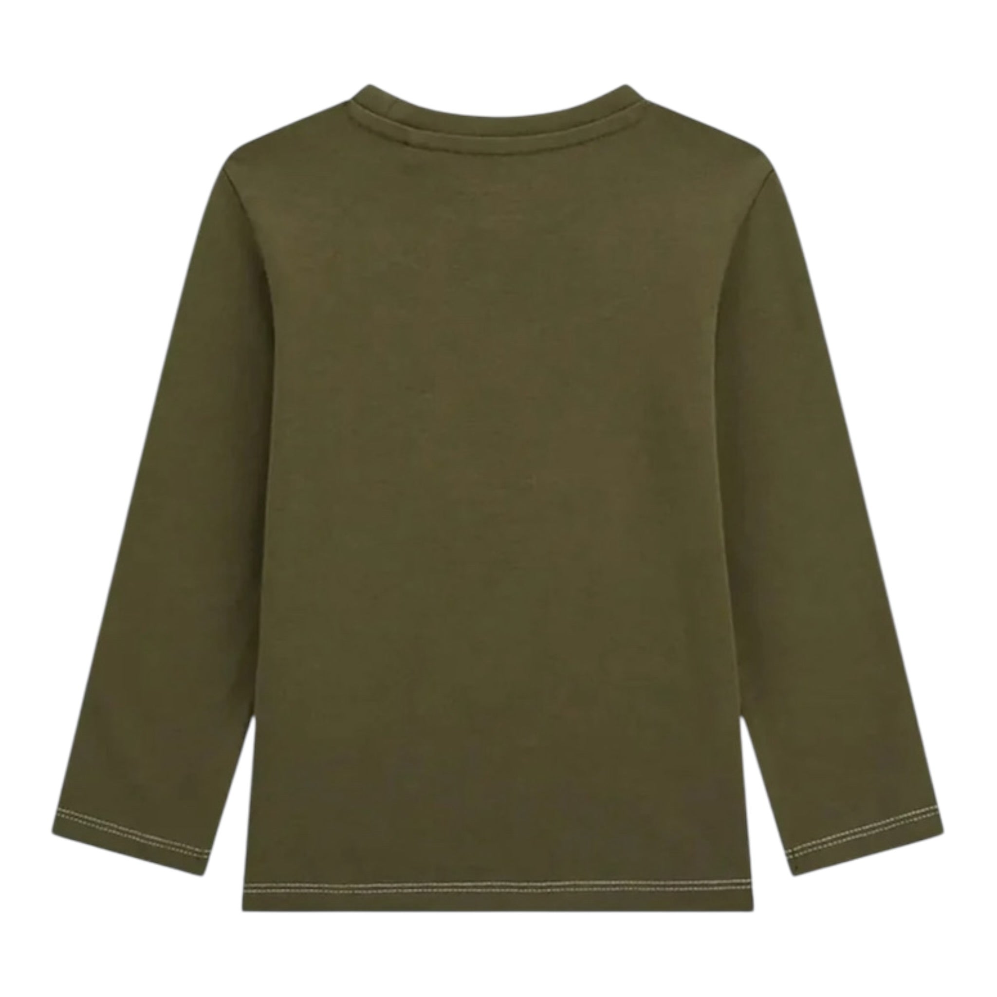 Guess Shirt tinta unita con Stampa Verde per Bambino N5YI15K8HM4X VERDE GUESS 