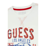 Guess Shirt tinta unita con Stampa Bianco per Neonato N5YI18K8HM0 BIANCO GUESS 