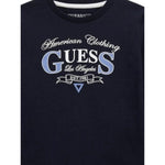 Guess Shirt tinta unita con Stampa Blu per Bambino N5YI21K8HM4XXX BLU GUESS 