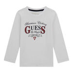 Guess Shirt tinta unita con Stampa Bianco per Neonato N5YI21K8HM4XXXN BIANCO GUESS 
