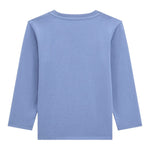 Guess Shirt tinta unita Girocollo con Stampa Azzurro per Neonato N5YI23K8HM4XXX AZZURRO GUESS 