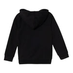 Guess Felpa tinta unita con Zip E Cappuccio Nero per Bambino N5YQ08KAD74 NERO GUESS 
