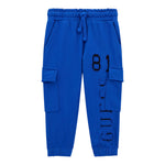 Guess Pantalone Modello Tuta tinta unita con Elastico In Vita Cobalto per Neonato N5YQ13KAD74N COBALTO GUESS 