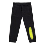 Guess Pantalone Modello Tuta tinta unita con Stampa Nero per Neonato N5YQ18KAD74N NERO GUESS 