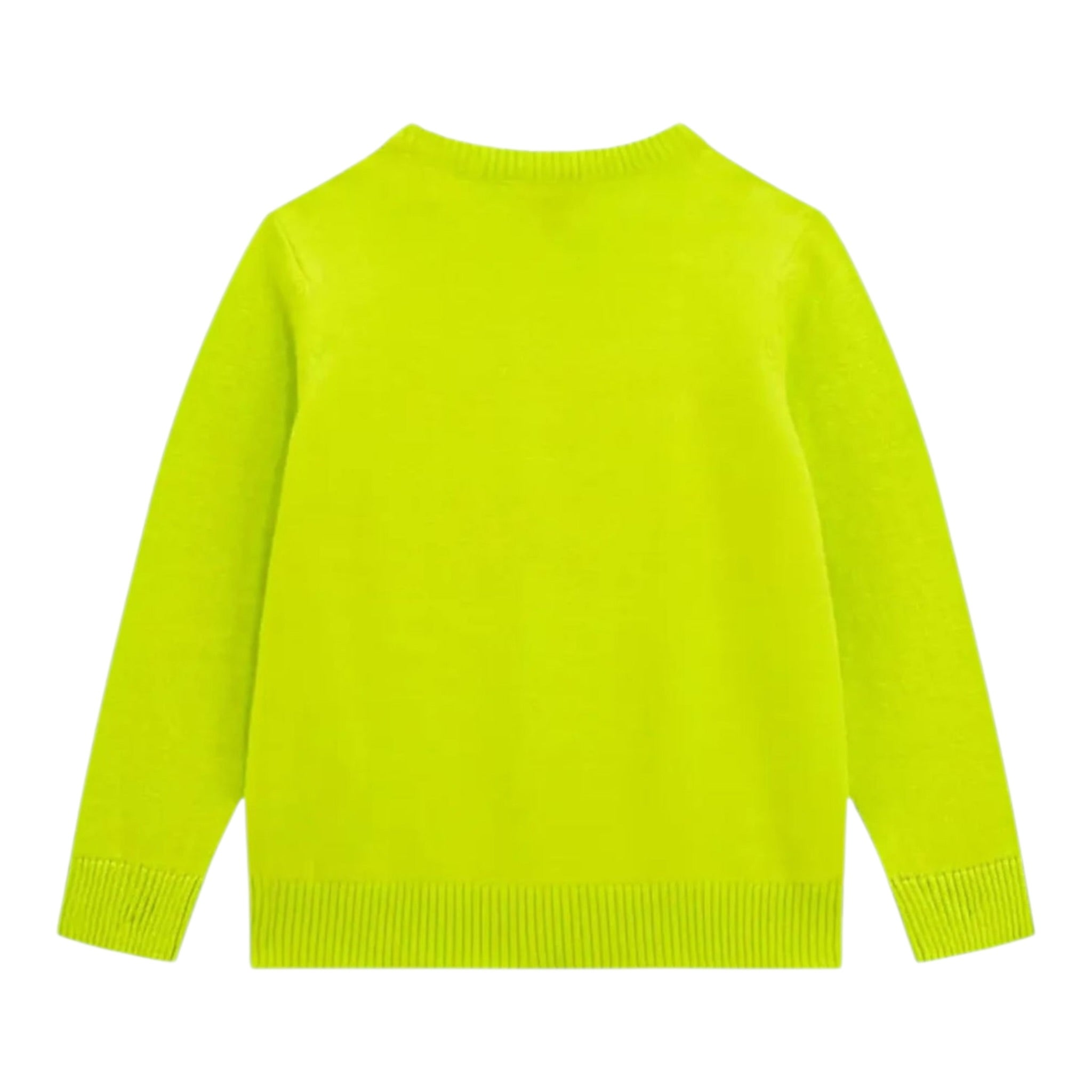Guess Maglia tinta unita con Stampa Verde per Neonato N5YR01Z0140 VERDE GUESS 