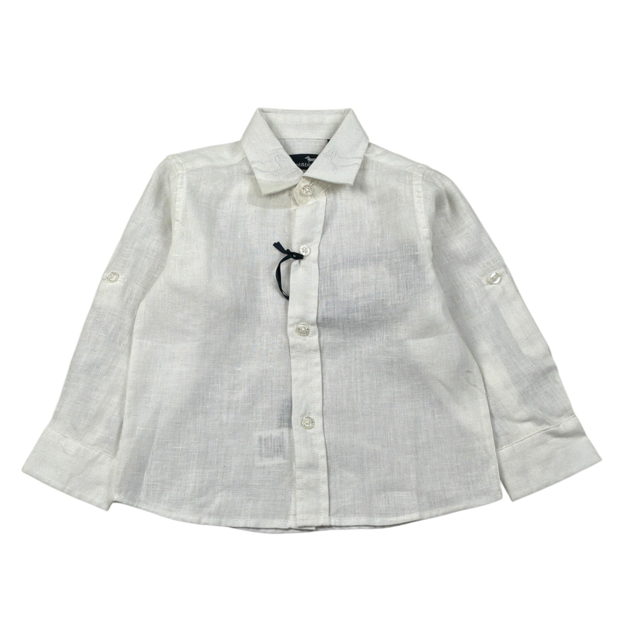 Harmont & Blaine Camicia Manica Lunga tinta unita Panna per Neonato 242TJ0002 PANNA HARMONT & BLAINE 