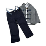 Hashstag For Boys Completo 3 Camicia-Cardigan-Pantalone Grigio per Neonato 243623 GRIGIO HASHSTAG FOR BOYS 