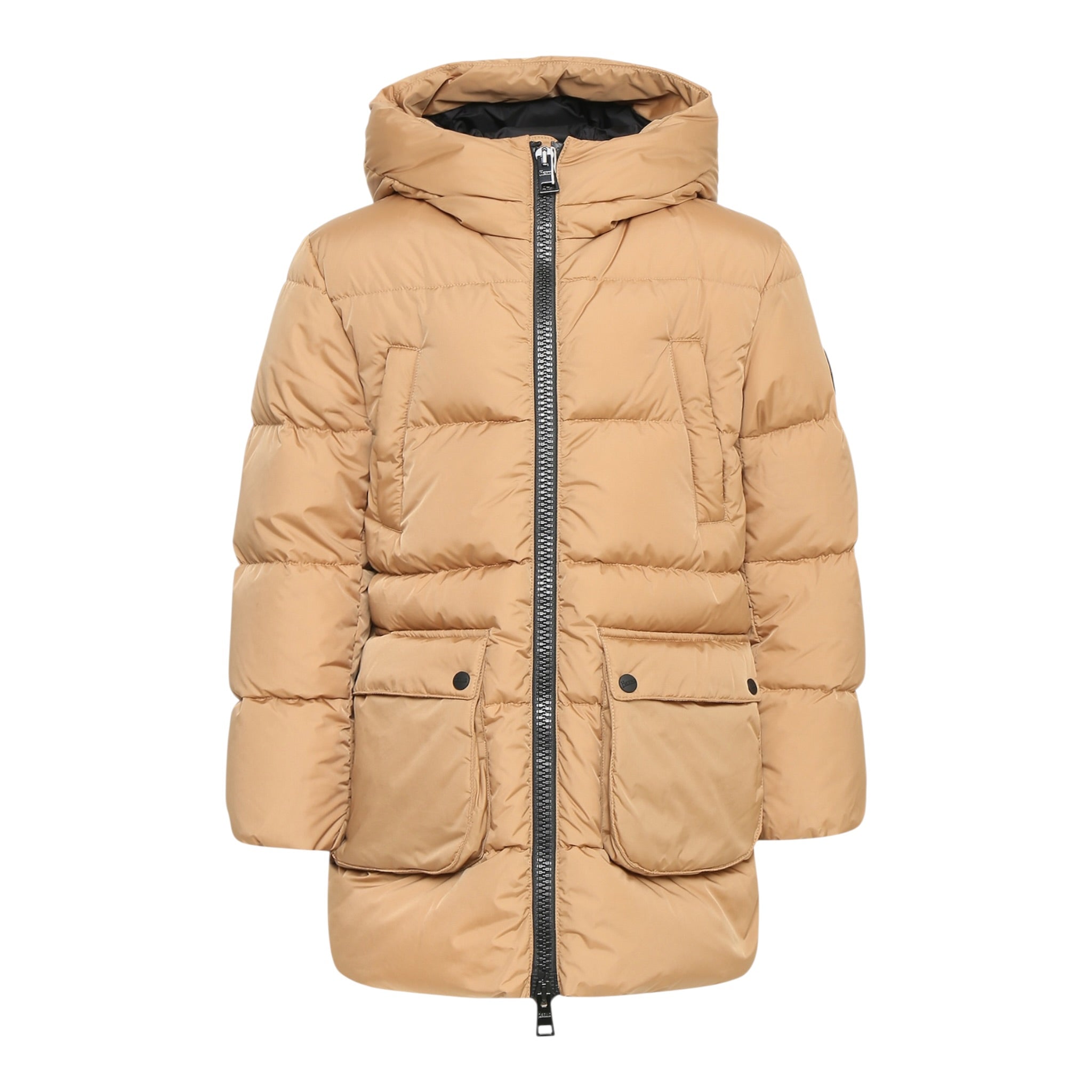 Herno Giubbino tinta unita con Cappuccio Cammello per Bambino PI0001548 CAMMELLO HERNO 