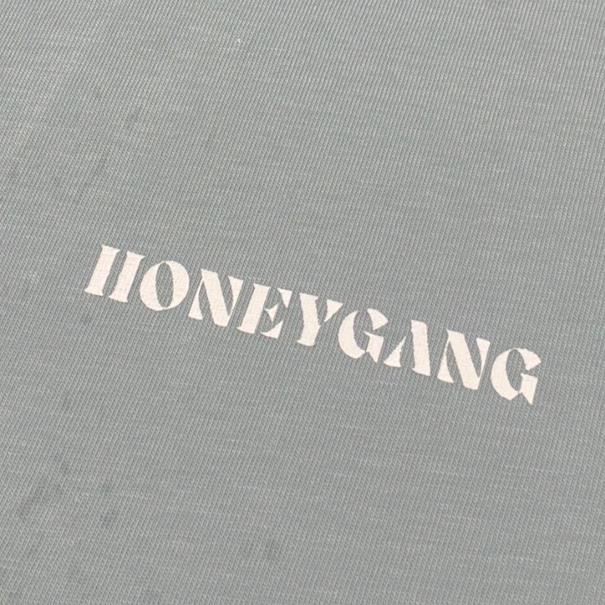 Honeygang T-Shirt tinta unita con Stampa Polvere per Bambino BACKPRINT POLVERE HONEYGANG 