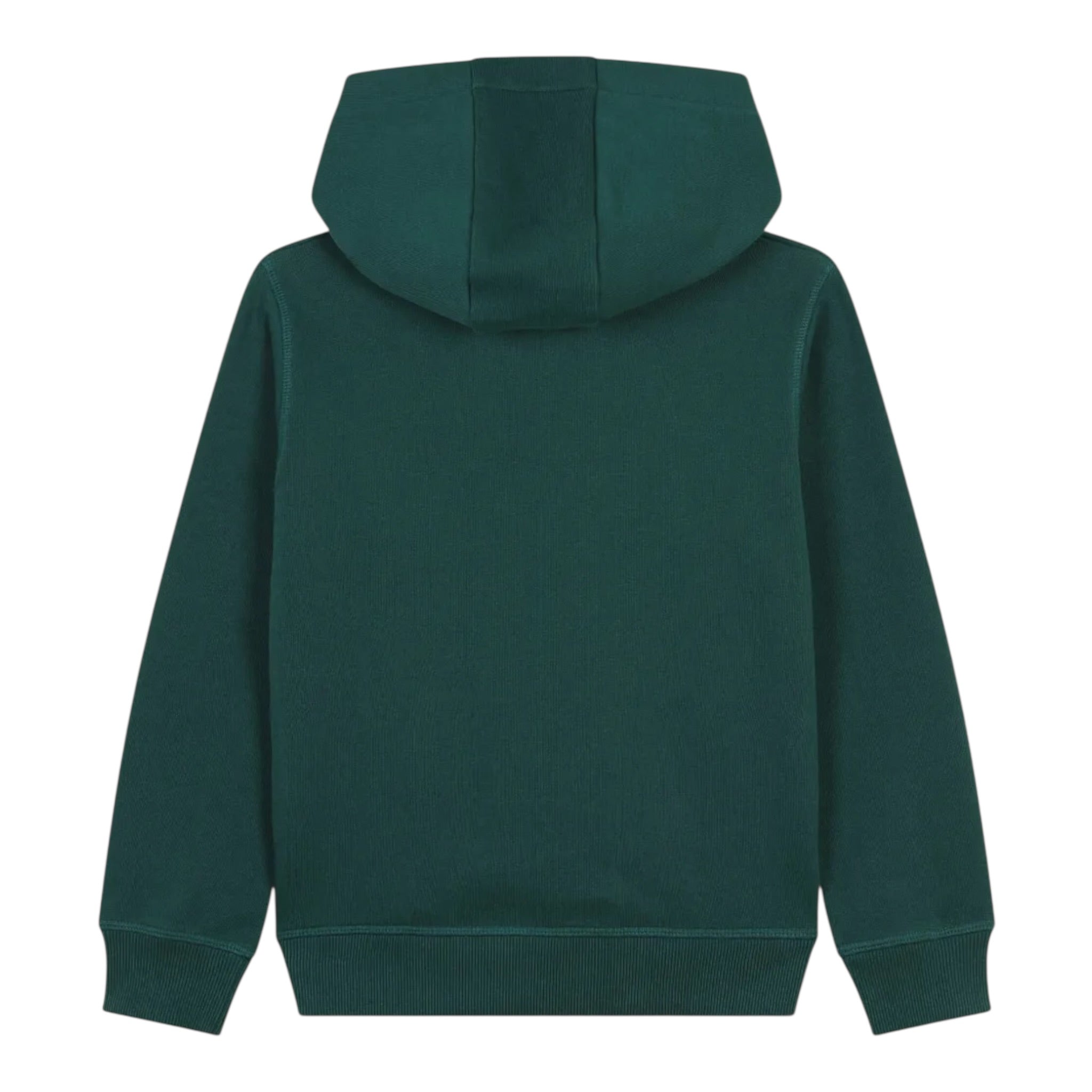 Hugo Felpa tinta unita con Cappuccio E Stampa Verde per Bambino G00164 VERDE HUGO 