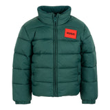 Hugo Giubbino tinta unita con Zip Verde per Bambino G00198 VERDE HUGO 
