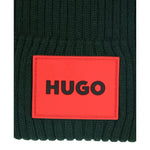 Hugo Cappello tinta unita con Logo Verde per Bambino G00259 VERDE HUGO 
