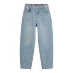Hugo Jeans tinta unita con Logo Azzurro per Bambino G00381 AZZURRO HUGO 