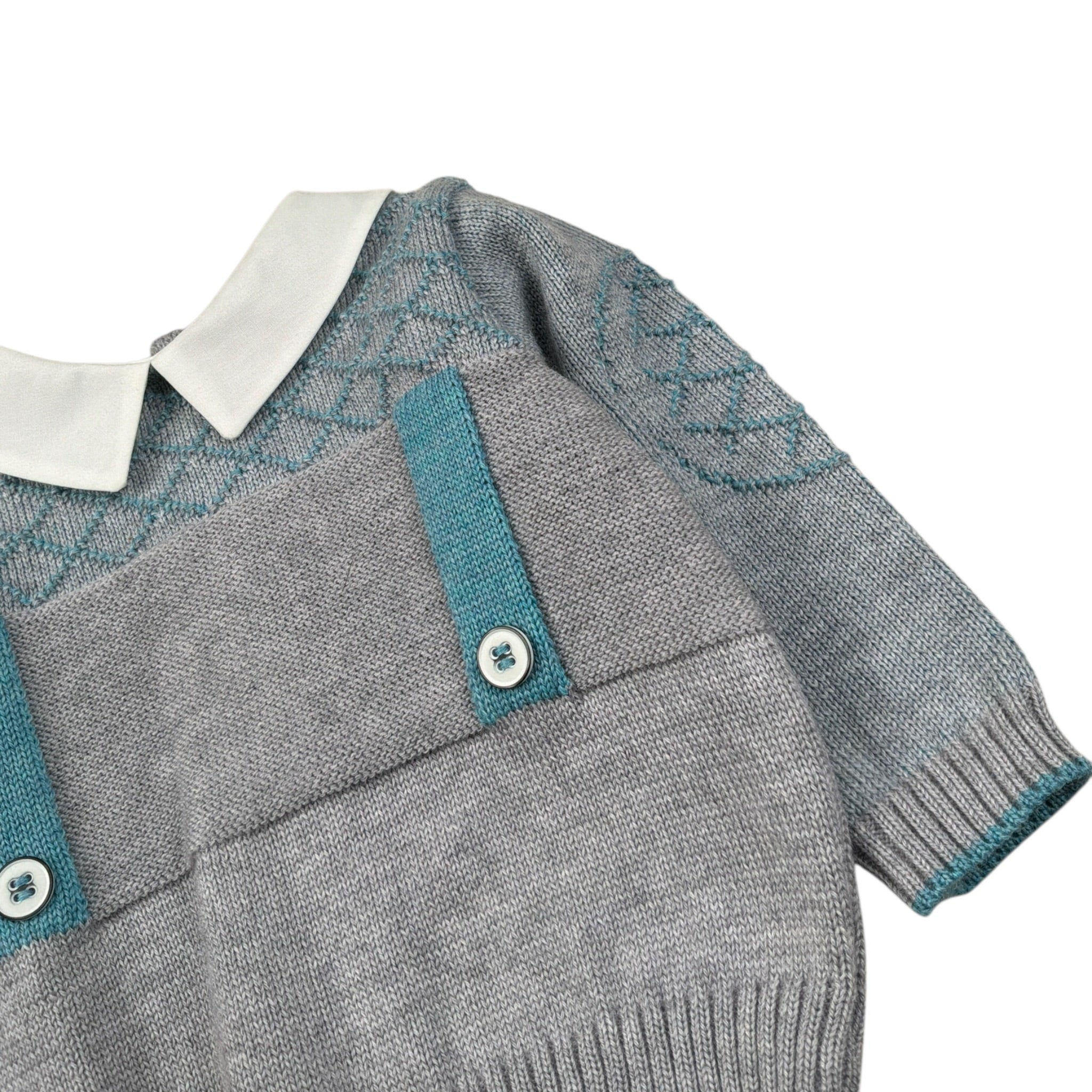I Delfi Completo 2Pz Maglia-Pantalone Grigio per Neonato 25A6461 GRIGIO I DELFI 