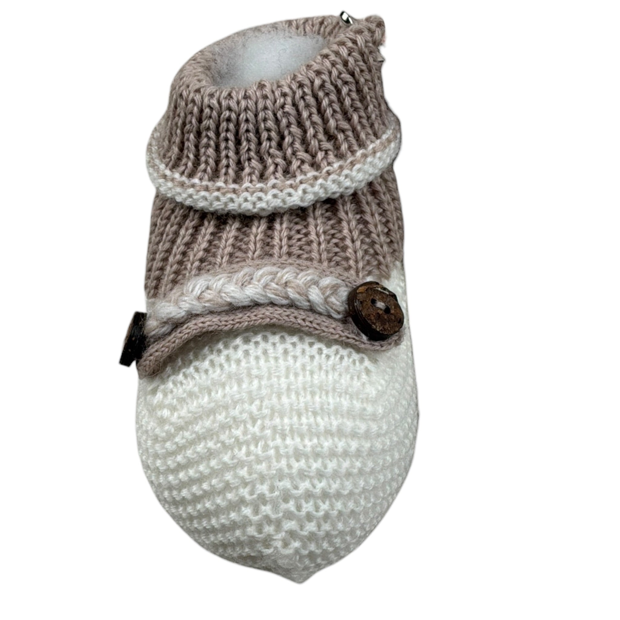 I Delfi Babbucce Bicolore Bianco/Beige per Neonata 25A6506 BIANCO/BEIGE I DELFI 