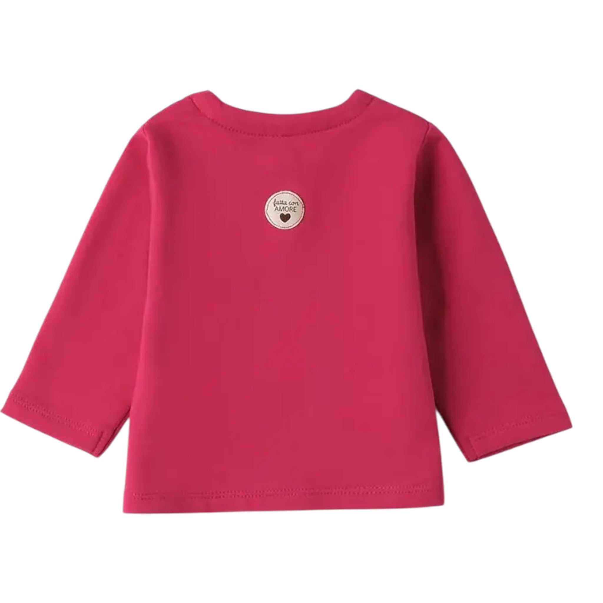 I Do Cardigan tinta unita con Bottoni Fuxia per Neonata 4F081 FUXIA I DO 