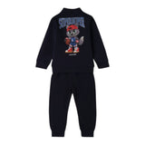 I Do Completo 2Pz Felpa-Pantalone Blu per Neonato 4F718 BLU I DO 