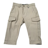 I'M Brian Pantalone tinta unita con Girovita Regolabile Beige per Neonato PA2679JN BEIGE I'M BRIAN 