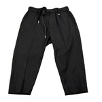 I'M Brian Pantalone tinta unita con Elastico In Vita Nero per Bambino PA3269JJ NERO I'M BRIAN 