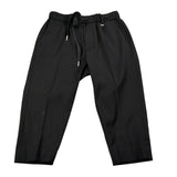 I'M Brian Pantalone tinta unita con Elastico In Vita Nero per Bambino PA3269JJ NERO I'M BRIAN 