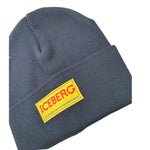 Iceberg Cappello tinta unita con Stampa Nero per Bambino CAICE6300J NERO ICEBERG 