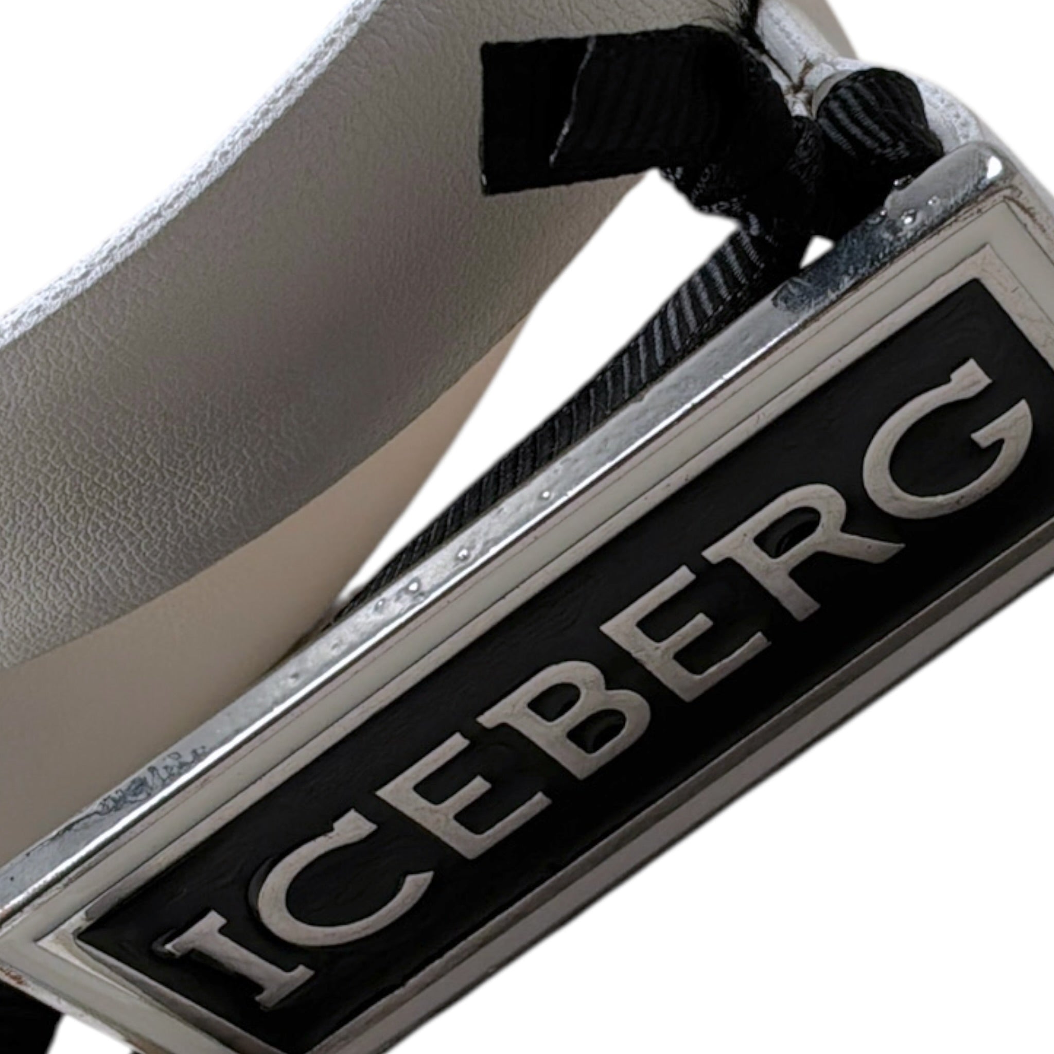 Iceberg Cintura tinta unita con Logo Bianco per Bambina CIICE0100JA BIANCO ICEBERG 