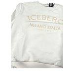 Iceberg Completo 2Pz Felpa-Pantalone con Stampa Panna per Neonato COMICE6300NN PANNA ICEBERG 