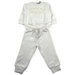 Iceberg Completo 2Pz Felpa-Pantalone con Stampa Panna per Neonato COMICE6300NN PANNA ICEBERG 