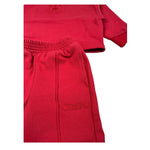 Iceberg Completo 2Pz Felpa-Pantalone con Stampa Rosso per Bambina COMICE6354B ROSSO ICEBERG 