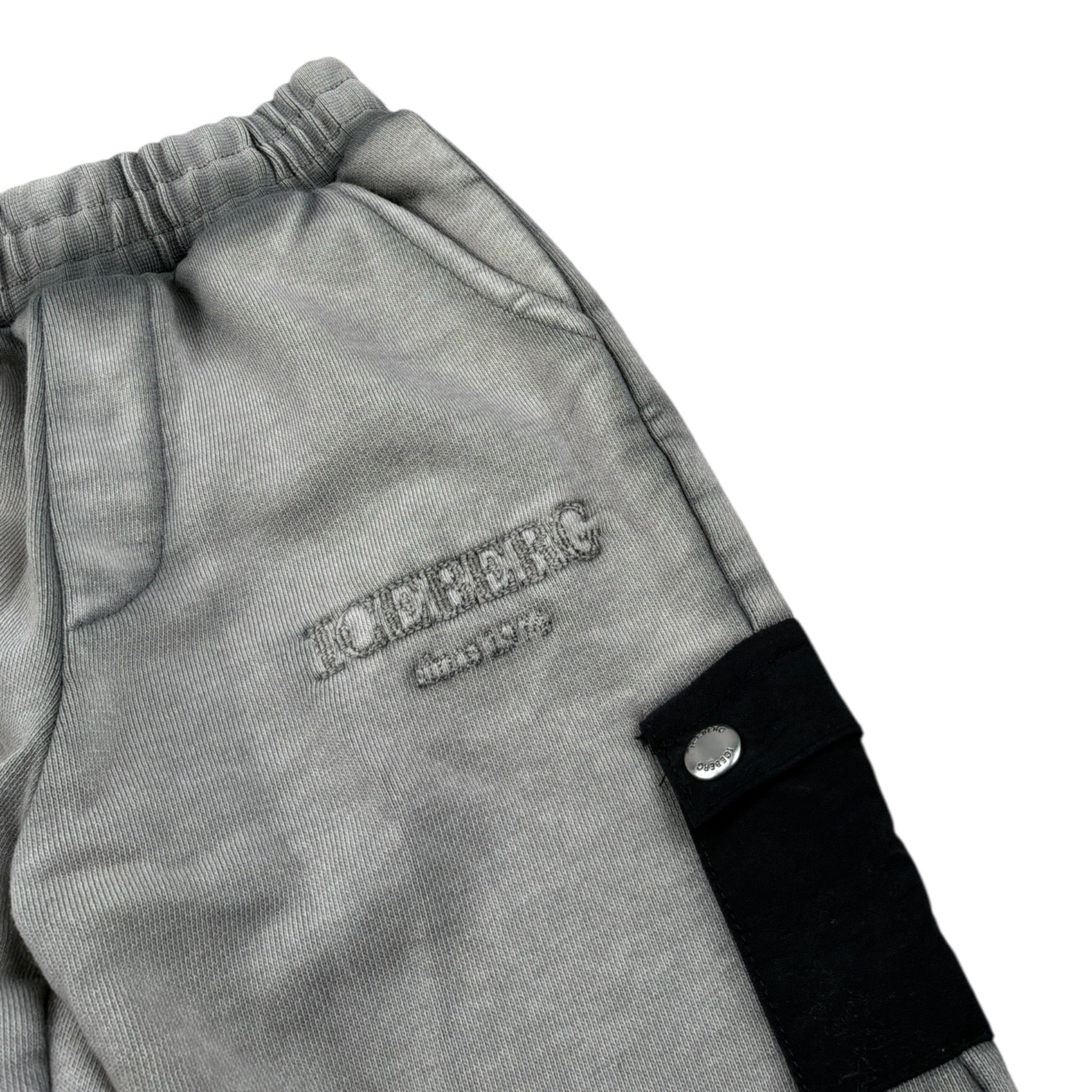 Iceberg Completo 2Pz Felpa-Pantalone Grigio per Neonato MFICE6313B GRIGIO ICEBERG 