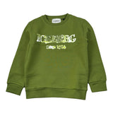 Iceberg Felpa tinta unita con Stampa Verde per Bambino MFICE6321BXJ VERDE ICEBERG 