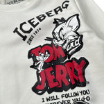 Iceberg Felpa Girocollo tinta unita con Stampa Bianco per Neonato MFICE6326BN BIANCO ICEBERG 