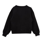 Iceberg Felpa tinta unita con Brillantini Nero per Bambina MFICE6353J NERO ICEBERG 